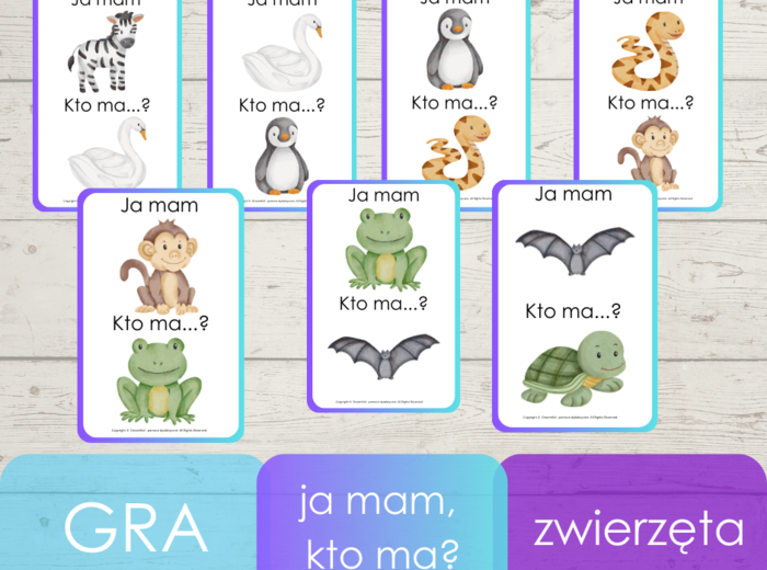 Ja mam, kto ma ? - zwierzęta