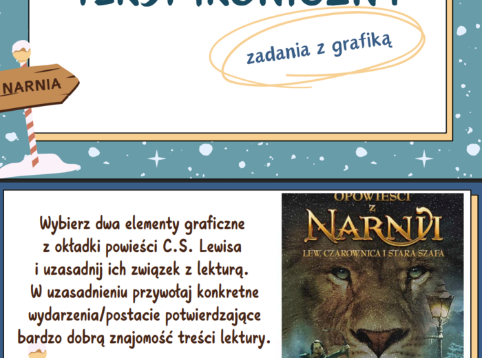 "Opowieści z Narnii" - ZADANIA EGZAMINACYJNE