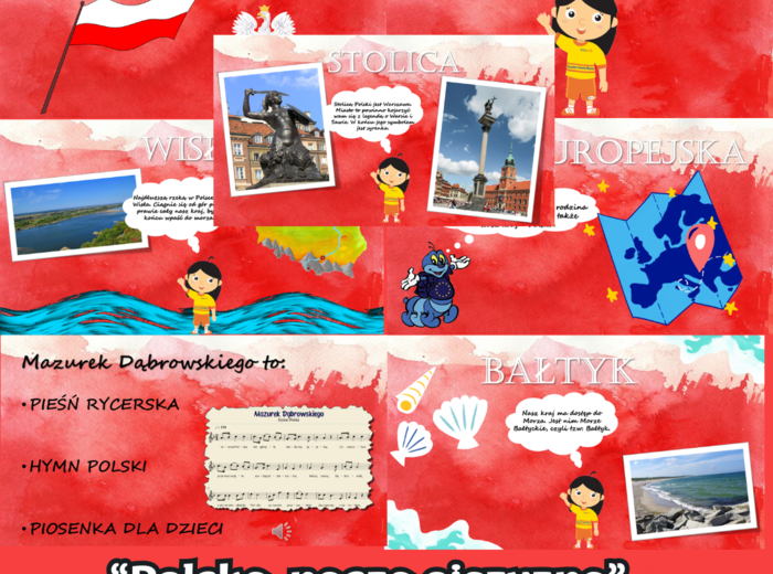 Prezentacja multimedialna - "Polska nasza ojczyzna" z głosem