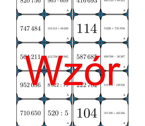 Domino - Arytmetyka do miliona | matematyka