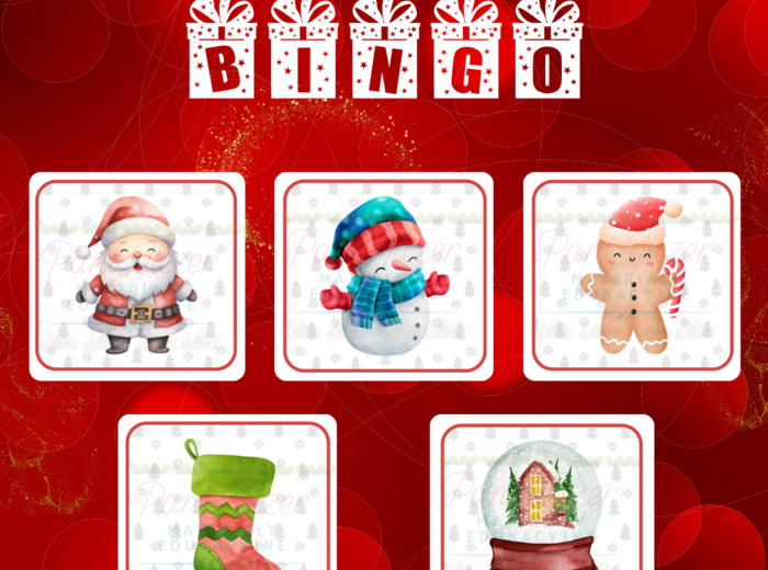 Boże Narodzenie - świąteczna gra BINGO