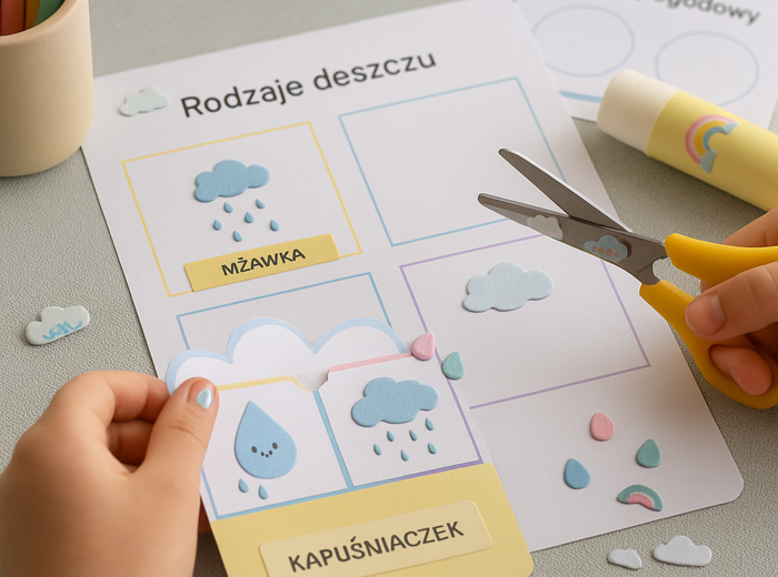 Lapbook „Wszystko o deszczu”