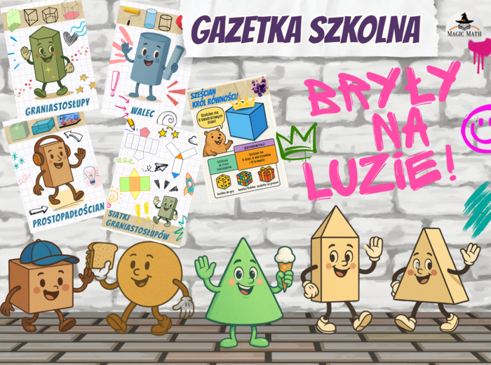 BRYŁY NA LUZIE - SZKOLNA GAZETKA 14 stron, dekoracja sali