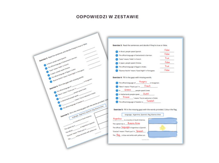 European Day of Languages Worksheet - Europejski Dzień Języków obcych - karta pracy, języka angielski, poziom podstawowy, edukacja różnojęzyczna i wielokulturowa