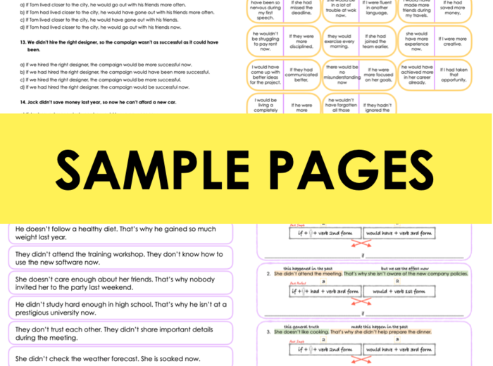 Grammar Practice: Mixed Conditionals
