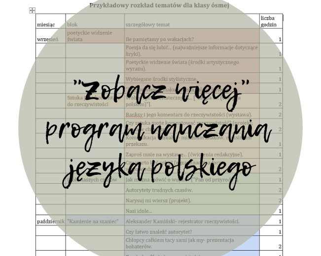Program własny "Zobacz więcej"
