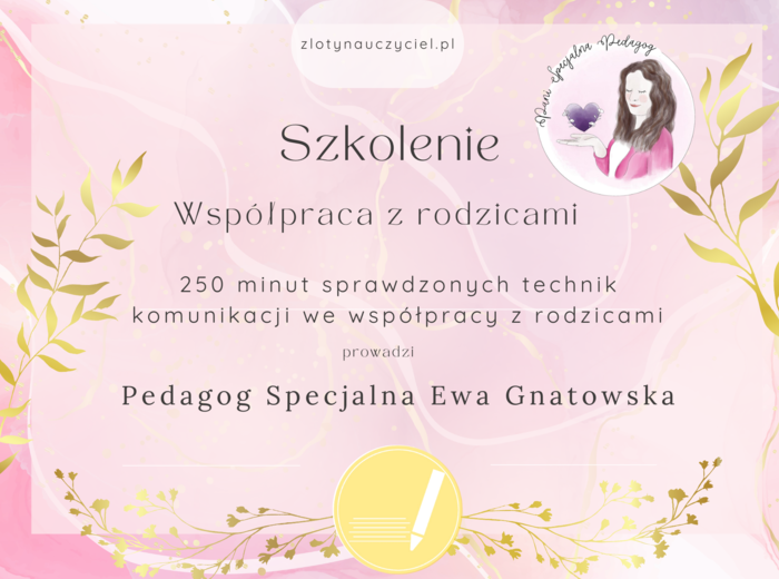 Szkolenie. Współpraca z Rodzicami