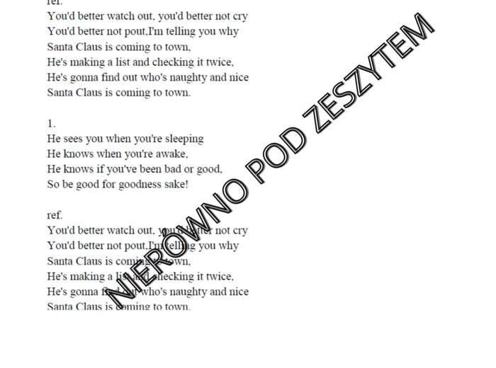 Scenariusz Koncertu Bożonarodzeniowego "Z Mikołajem dookoła świata"