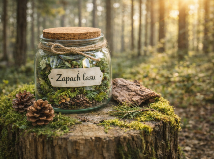 Słoik zapachów lasu
