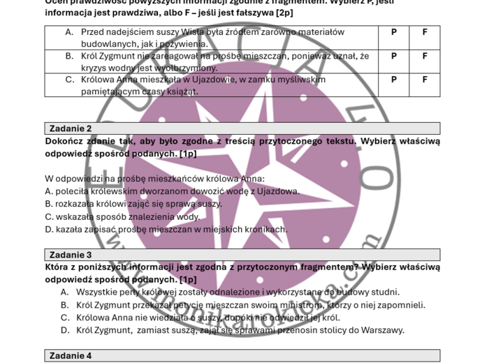 TESTY - materiały ćwiczeniowe do E8