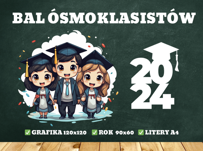 BAL ÓSMOKLASISTÓW - DEKORACJA XXL