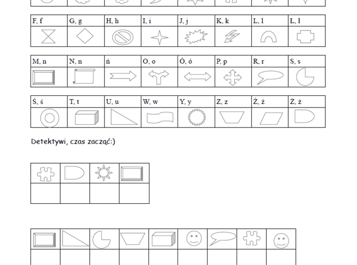 Zestaw zabaw Ortograficzno-logopedyczne szyfrowanki