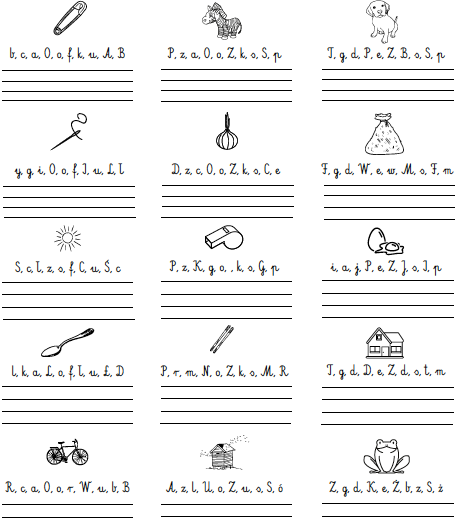 Zadania - alfabet