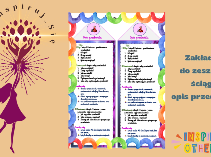 Opis przedmiotu - karty pracy do klas IV-VI , zestaw materiałów - ocenianie kształtujące