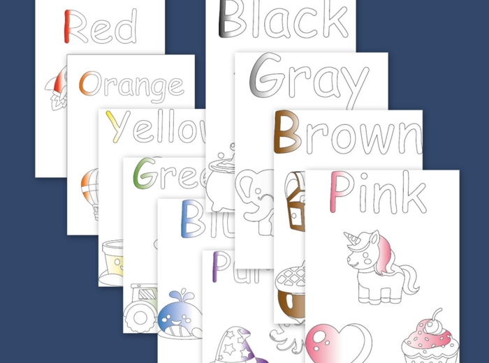 Karty Pracy Kolory – Materiały do Druku dla Przedszkola