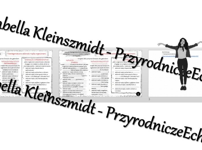 Minizestaw na temat „Nieantagonistyczne zależnosci miedzy organizmami” – sketchnotka + karta pracy w power point + gratisowy link do prezentacji multimedialnej niekomercyjnej wykonanej w genial.ly do indywidualnego pobrania i użycia do celów niekomercyjn