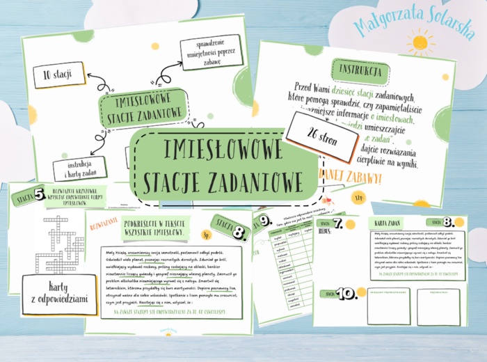 Imiesłowowe stacje zadaniowe.