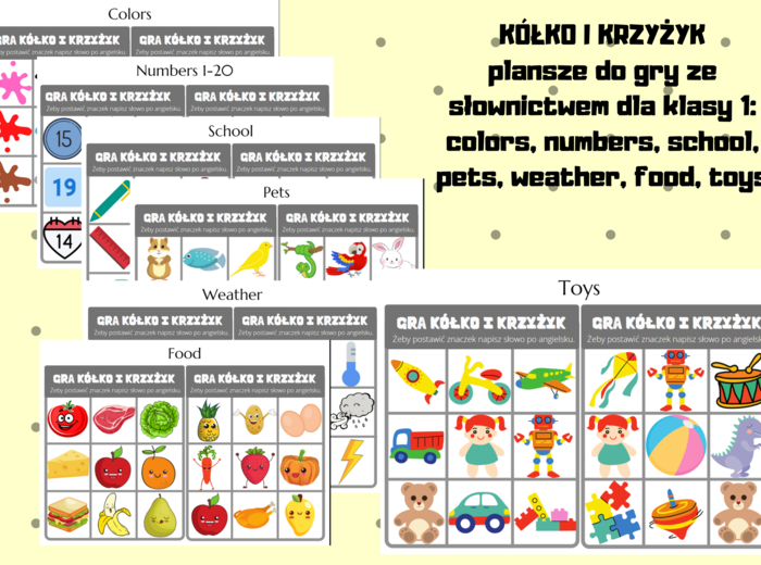 KÓŁKO I KRZYŻYK - KLASA 1
