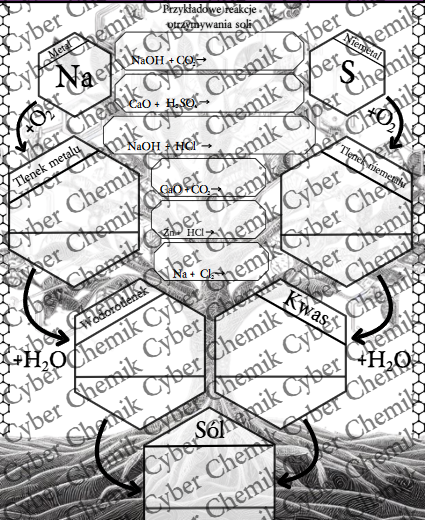 Karty pracy - Klasa 8. Chemia – Zestaw 6 kart pracy do działu 9 "Sole"