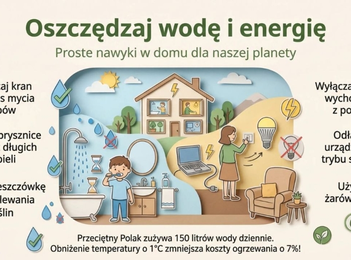 Ekologia – nasza planeta, nasze wybory (gazetka szkolna / prezentacja, 15 plansz)