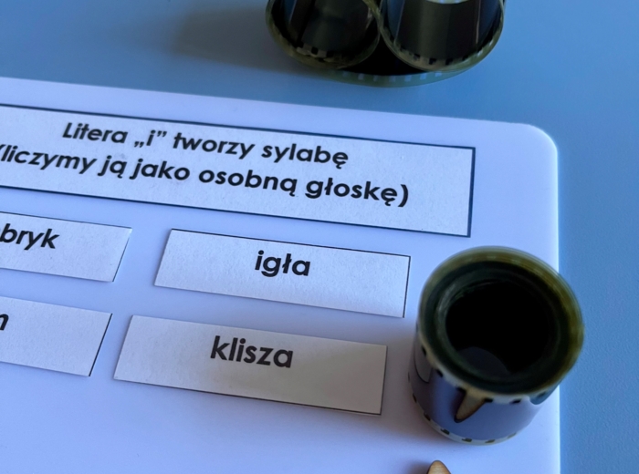 Fonetyka - funkcja głoski "i" - ćwiczenie