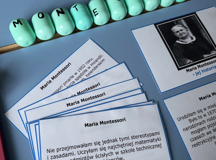 Maria Montessori - biografia - karty Montessori