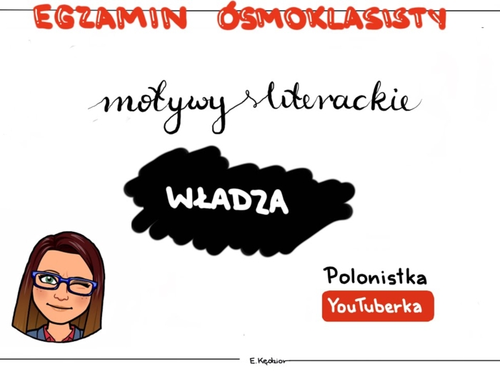 Motywy literackie na egzamin ósmoklasisty: władza - film youtube