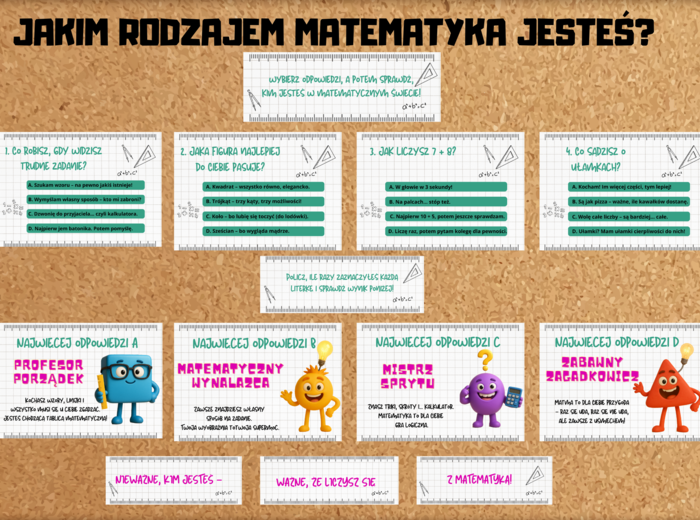 Gazetka szkolna matematyczna