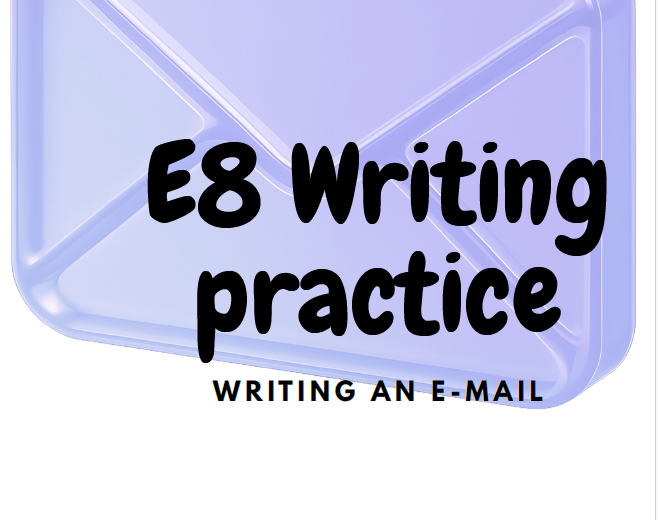E8 writing practice.