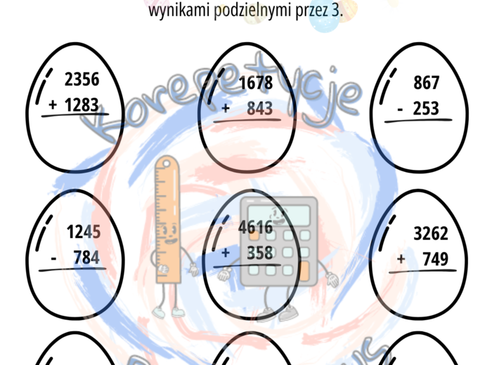 Wielkanocne karty pracy działania pisemne
