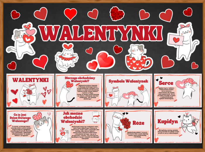 WALENTYNKI - zestaw materiałów edukacyjnych