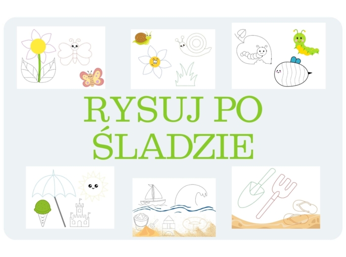 RYSOWANIE PO ŚLADZIE.