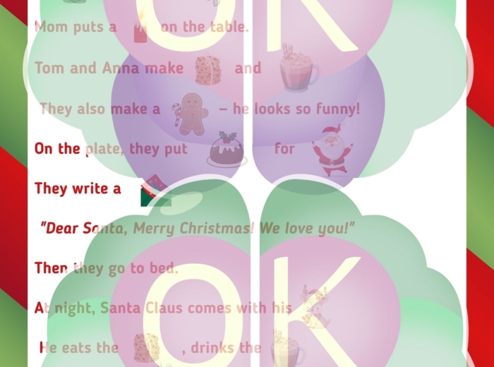 🎄 Christmas Time – Kids (Klasy 1–3) Poziom: Kids / A1, 25 stron, Święta, Boże Narodzenie, dzieci, nauka angielskiego, słownictwo świąteczne, zadania interaktywne, gry językowe, flashcards, czytanie, pisanie, liczenie, A1, klasy 1–3., Christmas, Kids, ESL