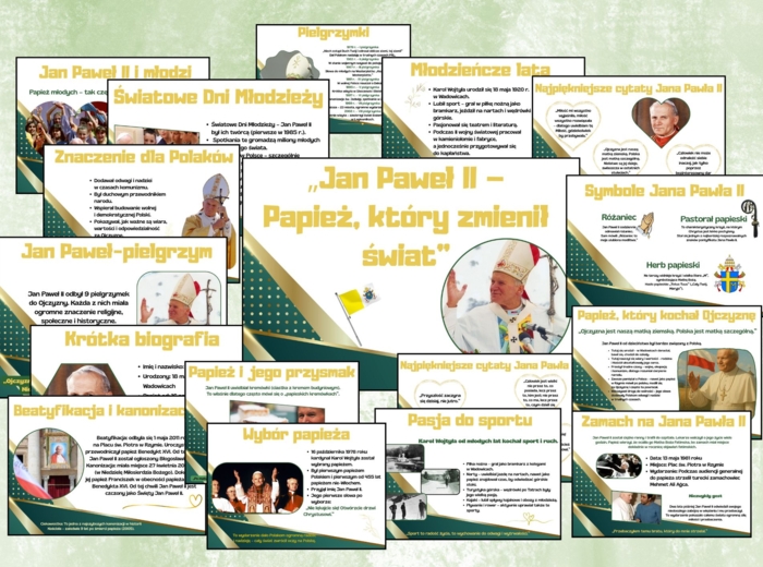 Gazetka o Janie Pawle II