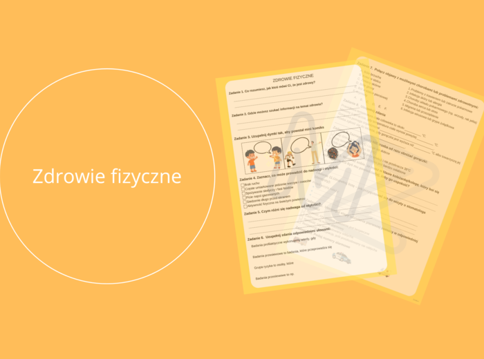 Zdrowie fizyczne - karta pracy