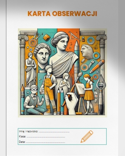 Karta obserwacji. Opis rzeźby