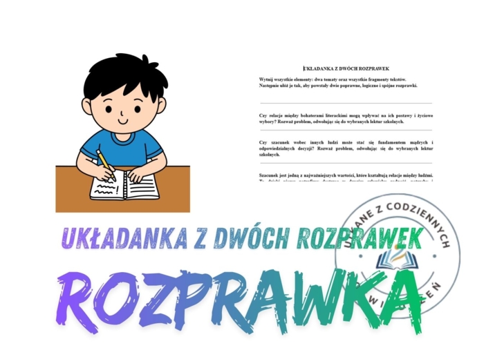 UKŁADANKA Z DWÓCH ROZPRAWEK- przykład 1