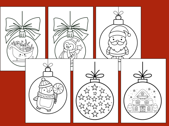 BOŻE NARODZENIE - MANDALA – zima – kolorowanka – biblioteka – świetlica – gazetka – mandale – 20 szt. - wersja 1