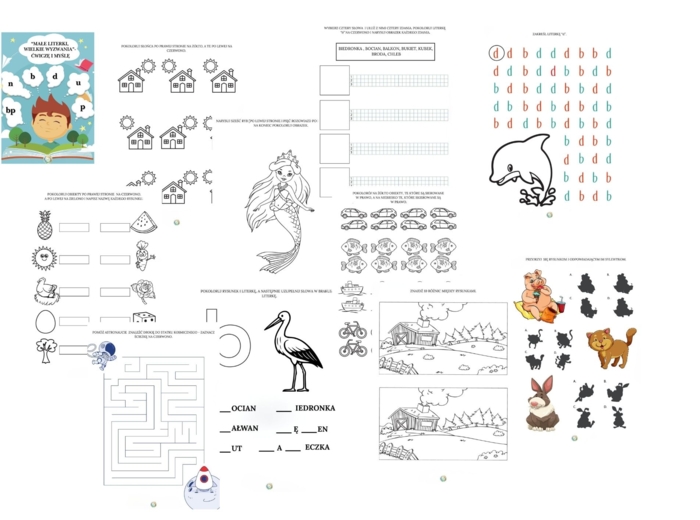 MAŁE LITERKI WIELKIE WYZWANIA -ĆWICZĘ I MYŚLĘ