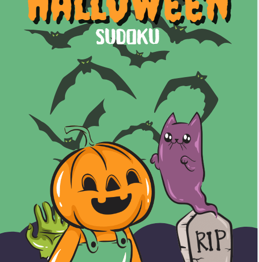 Halloweenowe Sudoku dla Młodszych Uczniów – Dwie Plansze Pełne Zabawy