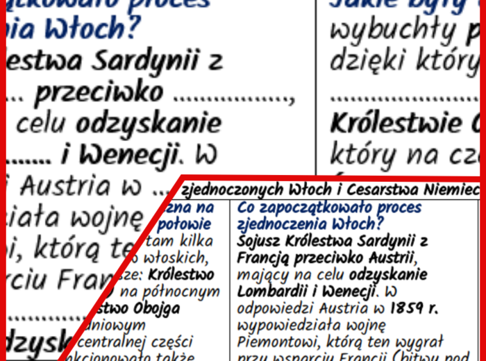 Europa w XIX w. – powstanie zjednoczonych Włoch i Cesarstwa Niemieckiego