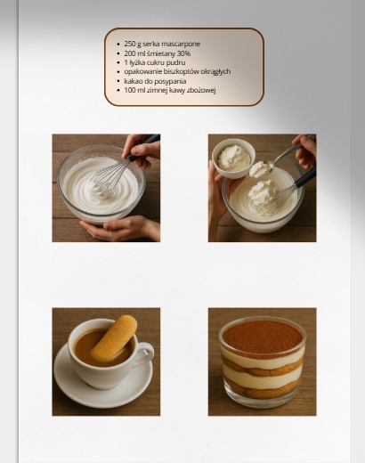 Wspólne gotowanie. Dzień tematyczny. Kuchnia włoska z pizzą i tiramisu