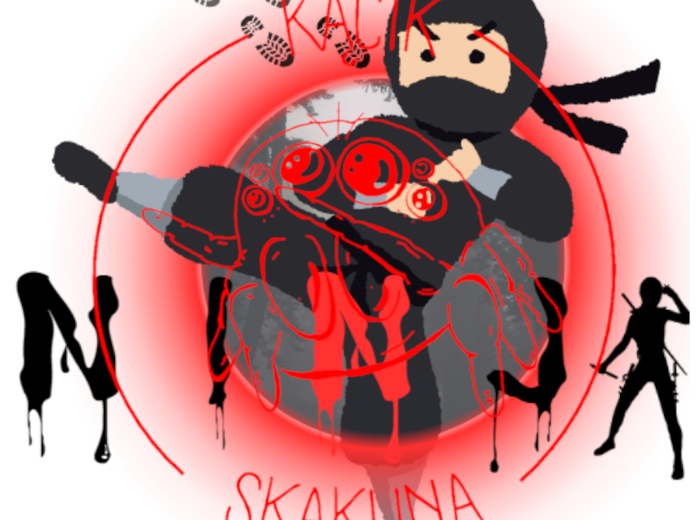 Plakat do łazienki - Bądź jak Ninja