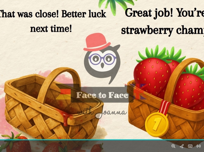 Karty do dyskusji i 3 Gry „Truskawkowe pytania“ – gra językowa na lato na ostatnie zajęcia A1+–B2