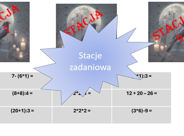 Stacje zadaniowe "Dziady, część II"