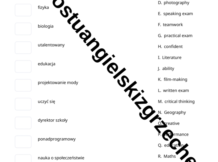English Class B1 – Unit 9 – testy