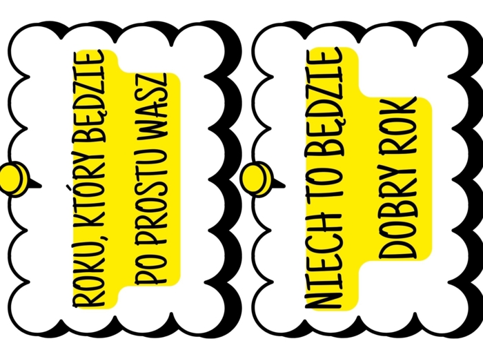 WITAJCIE W 2026 ROKU - gazetka motywacyjna