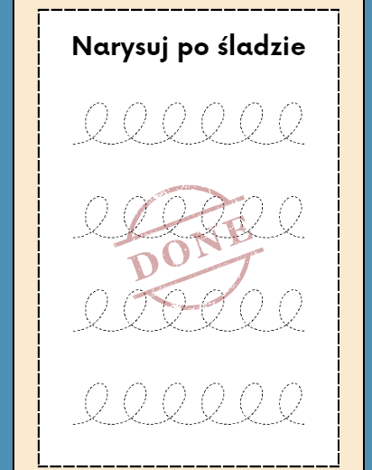 RYSOWANIE SZLACZKÓW ZESZYT DO TRENINGU GRAFOMOTORYCZNEGO