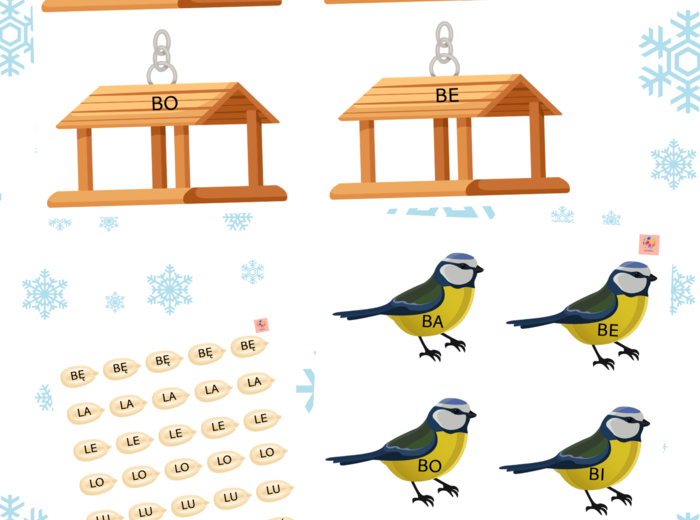 Ćwiczenia sylabowe cz. 2 Seria Zima