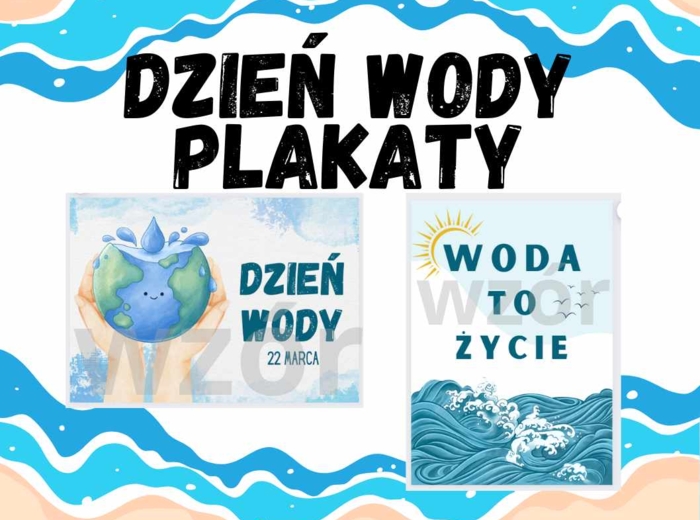 Dzień wody- plakaty